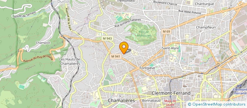 localisation de l'entreprise MSF LIFT à CLERMONT-FERRAND