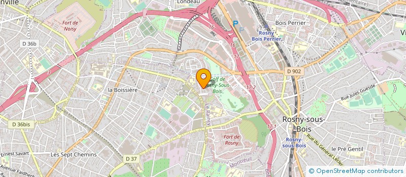 localisation de l'entreprise MSF QUALITY LAB  ROSNY-SOUS-BOIS