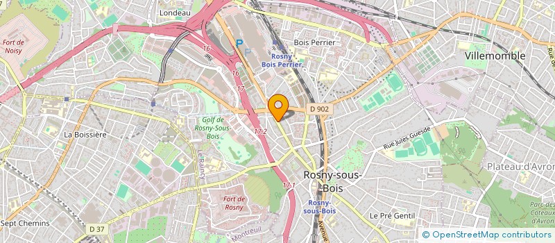 localisation de l'entreprise MSF RENOVATION à ROSNY-SOUS-BOIS