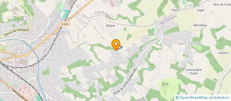 localisation de l'entreprise MSFC47  BON-ENCONTRE