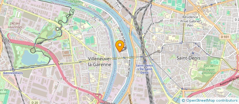 localisation de l'entreprise MSFOOD  L ILE SAINT DENIS