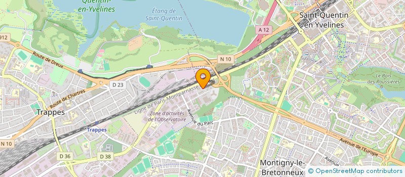 localisation de l'entreprise MSG  MONTIGNY-LE-BRETONNEUX