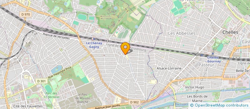 localisation de l'entreprise MSG à GAGNY
