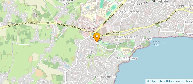 localisation de l'entreprise MSG  SAINT-NAZAIRE