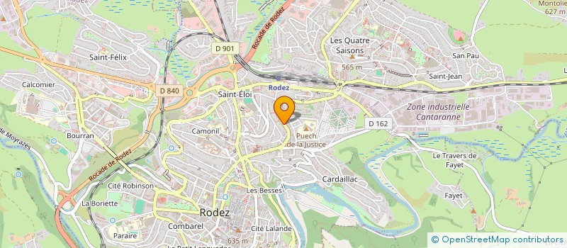localisation de l'entreprise MSG COMMUNICATION à RODEZ