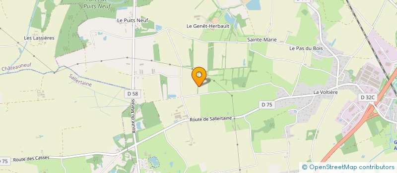 localisation de l'entreprise MSG HOLDING à CHALLANS
