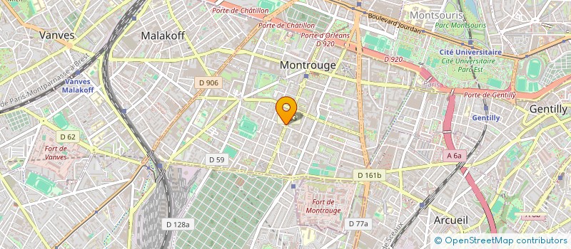 localisation de l'entreprise MSG IMMO  MONTROUGE