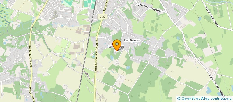 localisation de l'entreprise MSG OYA à CHALLANS