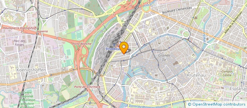 localisation de l'entreprise MSG2 à STRASBOURG