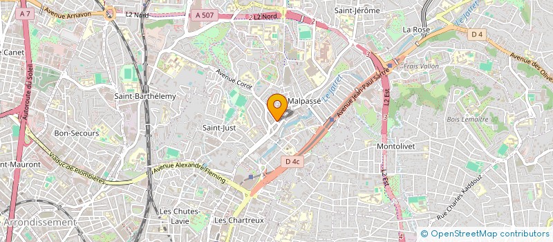 localisation de l'entreprise MSGC  MARSEILLE