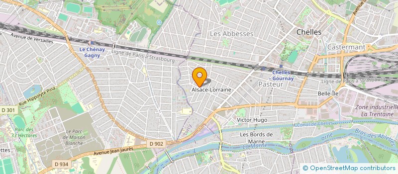 localisation de l'entreprise MSGL à CHELLES