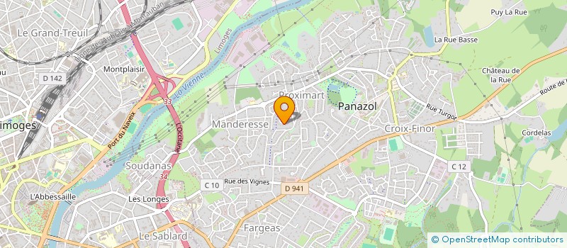 localisation de l'entreprise MSGONCALVES à PANAZOL