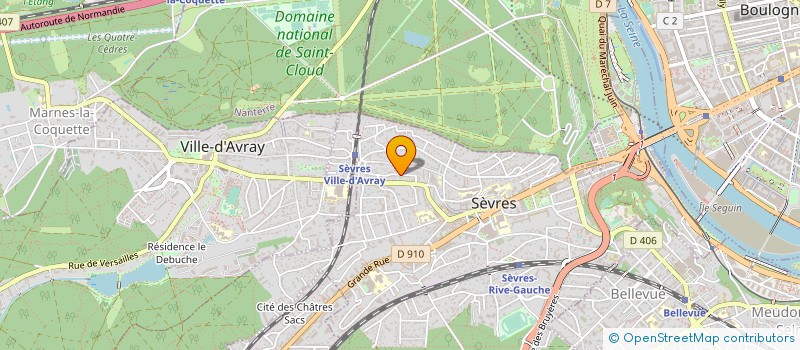 localisation de l'entreprise MSGROWTH à SEVRES