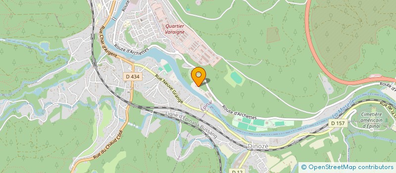 localisation de l'entreprise MSGV à EPINAL