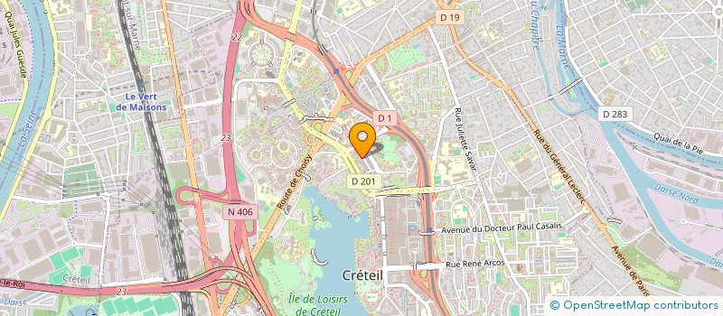 localisation de l'entreprise MSH  CRETEIL