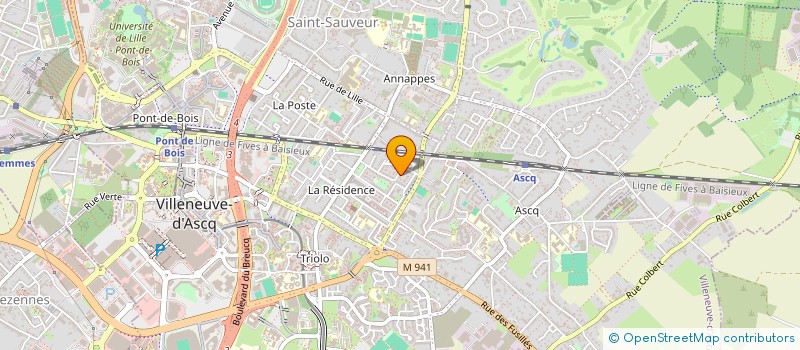 localisation de l'entreprise MSH  VILLENEUVE-D'ASCQ