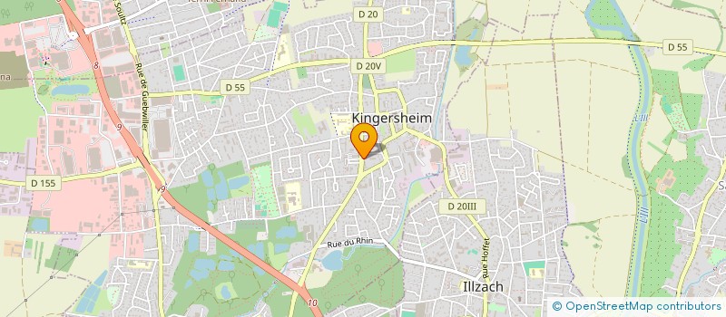 localisation de l'entreprise MSH DISTRIBUTION  KINGERSHEIM