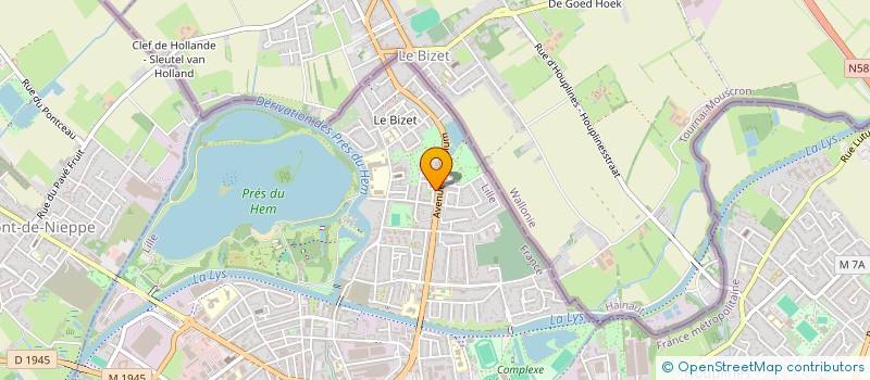 localisation de l'entreprise MSH HOLDING  ARMENTIERES