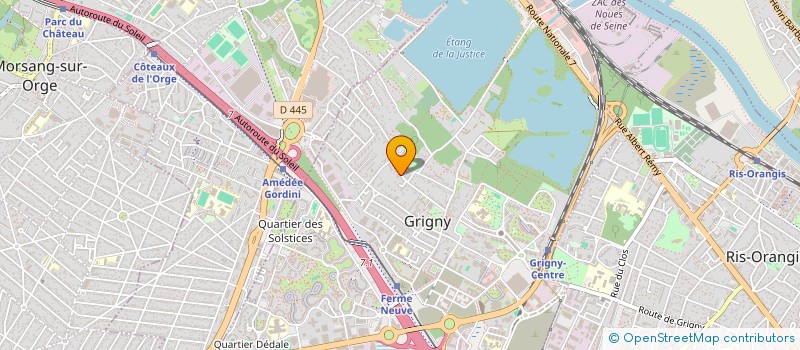 localisation de l'entreprise MSH91  GRIGNY