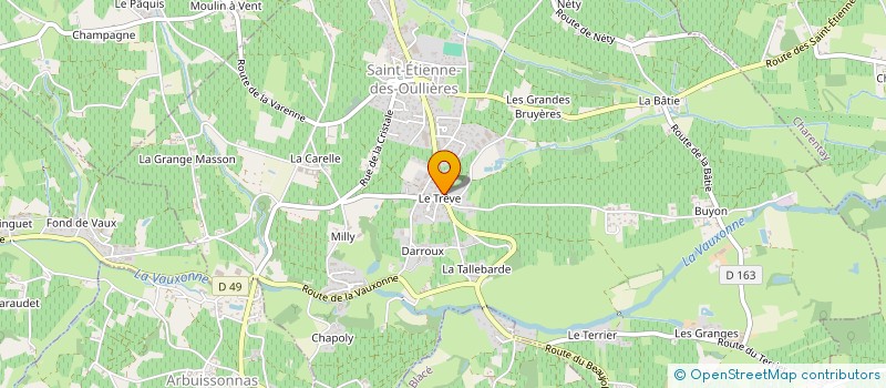 localisation de l'entreprise MSI à SAINT ETIENNE DES OULLIERES