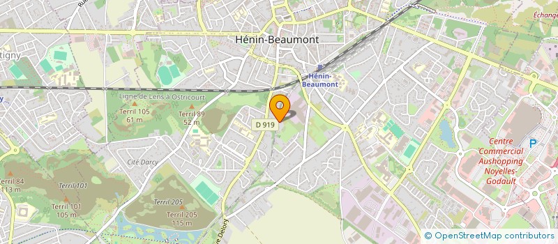 localisation de l'entreprise MSI 7 à HENIN-BEAUMONT