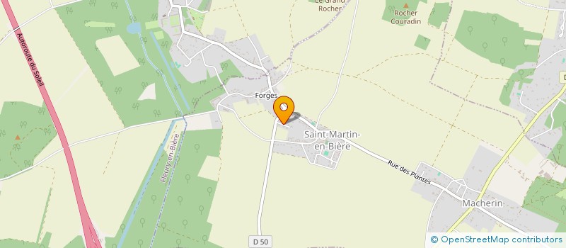 localisation de l'entreprise MSI à SAINT-MARTIN-EN-BIERE
