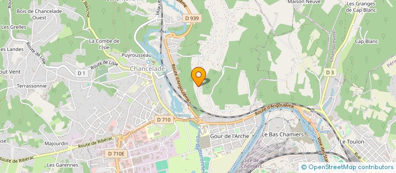 localisation de l'entreprise MSI  CHANCELADE