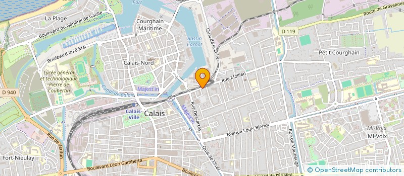 localisation de l'entreprise MSI  CALAIS