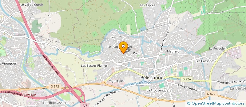 localisation de l'entreprise MSI  PELISSANNE