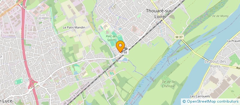 localisation de l'entreprise MSI  THOUARE-SUR-LOIRE