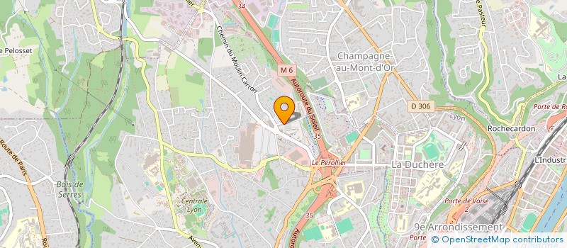 localisation de l'entreprise MSI  ECULLY