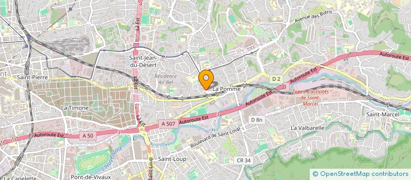 localisation de l'entreprise MSI AGENCY  MARSEILLE