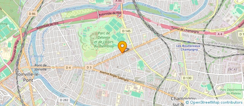 localisation de l'entreprise MSI ASCENSEURS à CHAMPIGNY-SUR-MARNE