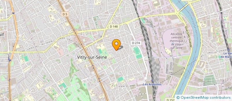 localisation de l'entreprise MSI DECO à VITRY-SUR-SEINE
