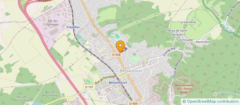 localisation de l'entreprise MSI FAMILY  BESSANCOURT