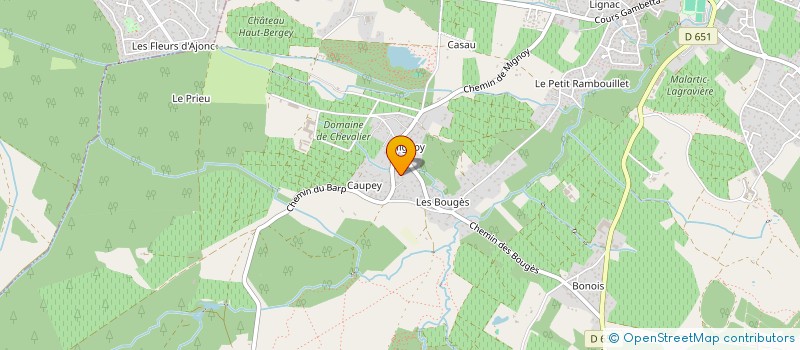 localisation de l'entreprise MSICS 2016  LEOGNAN