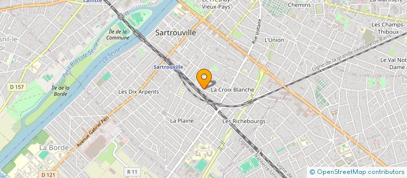 localisation de l'entreprise MSIIT à SARTROUVILLE