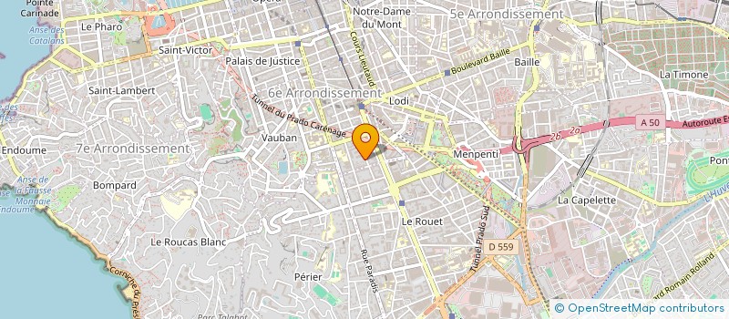 localisation de l'entreprise MSINVEST à MARSEILLE
