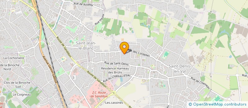 localisation de l'entreprise MSJ  SAINT-DENIS-EN-VAL