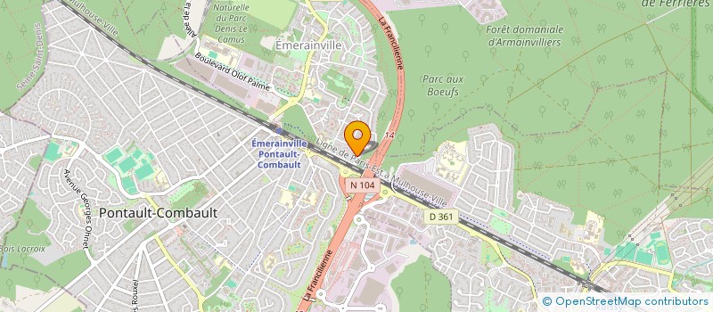 localisation de l'entreprise MSJ  EMERAINVILLE