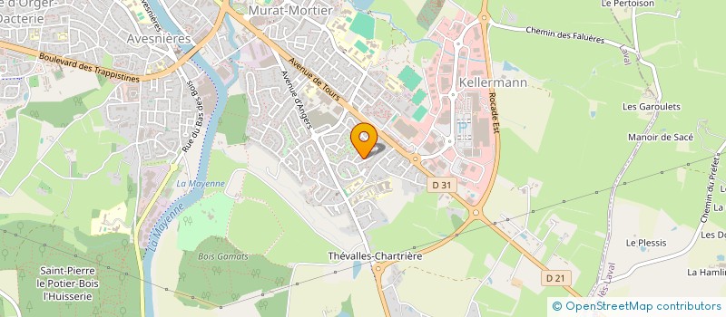 localisation de l'entreprise MSJ à LAVAL