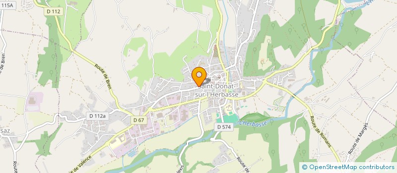 localisation de l'entreprise MSJ  SAINT-DONAT-SUR-L'HERBASSE