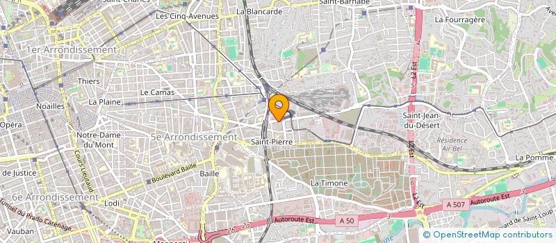 localisation de l'entreprise MSJ CONSTRUCTION  MARSEILLE