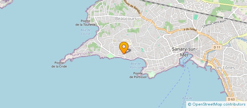 localisation de l'entreprise MSJ INVEST  SANARY-SUR-MER