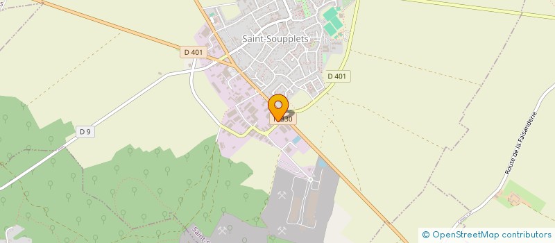 localisation de l'entreprise MSJ LA GUYANE à SAINT-SOUPPLETS