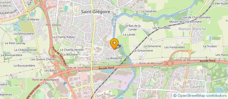 localisation de l'entreprise MSJCA  SAINT-GREGOIRE