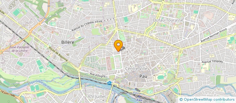 localisation de l'entreprise MSJL COURTAGE à PAU