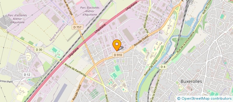 localisation de l'entreprise MSJP FINANCES  POITIERS