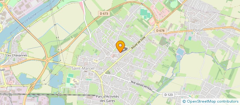 localisation de l'entreprise MSJR IMMO  SAINT-MARCEL