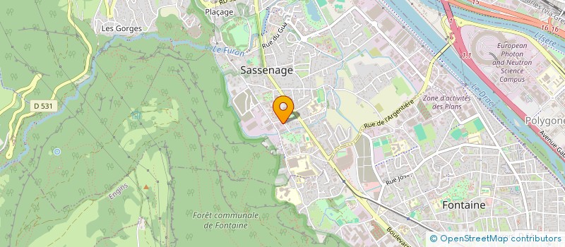 localisation de l'entreprise MSJV AUTO à SASSENAGE